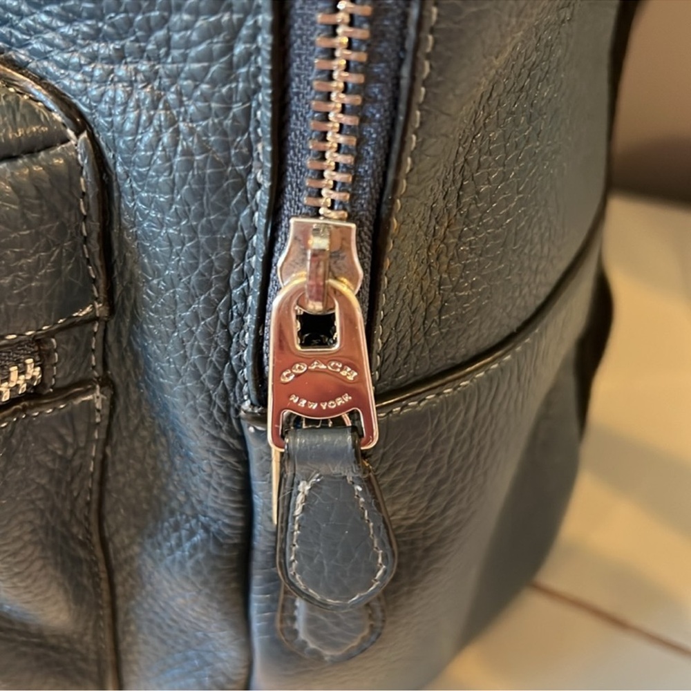 Coach Multicolor Logo Leather Backpack - Picture 5 of 9